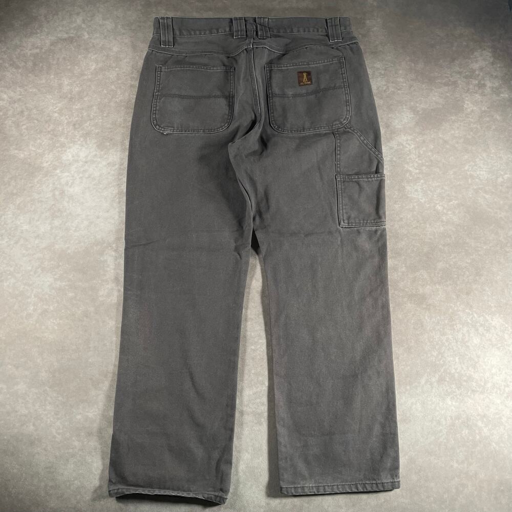 Vintage Y2K RK Brand Charcoal Grey Carpenter Pants 36x28